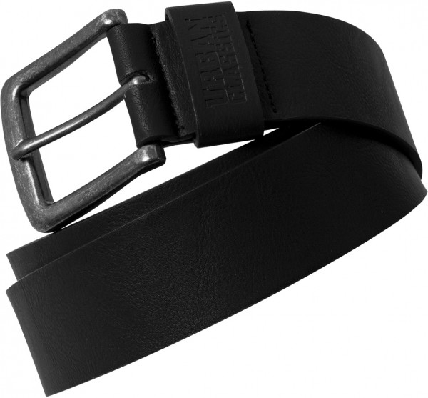 Urban Classics Gürtel Leather Imitation Belt Black