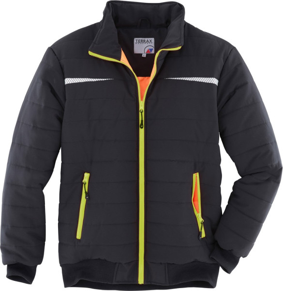 Terrax Workwear Hybridjacke Schwarz/Limette