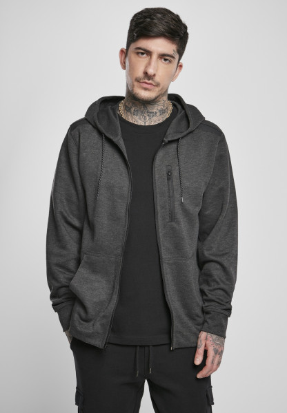 Southpole Hoodie Taped Tech Fleece Full Zip Hoody H.Charcoal