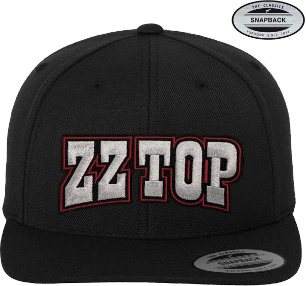 ZZ Top Premium Snapback Cap Black