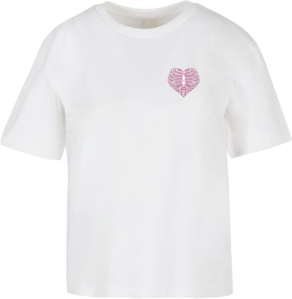 Miss Tee Damen T-Shirt Heart Cage Rose Tee MST066