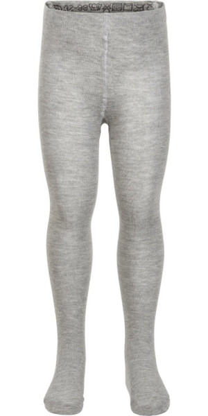 Minymo Kinder Strümpfe Stocking Solid Light Grey Melange