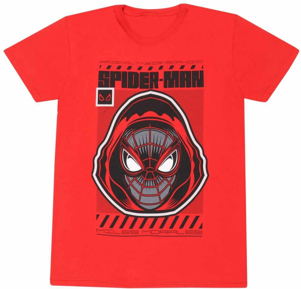 Marvel Spider-Man Miles Morales Video Game - Hooded Spider T-Shirt