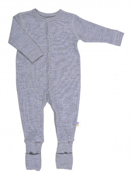 Joha Kids Baby Jumpsuit Foot Basic Light Grey Melange