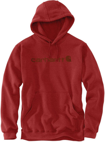Carhartt Signature Logo Sweatshirt Chili Pepper Heather