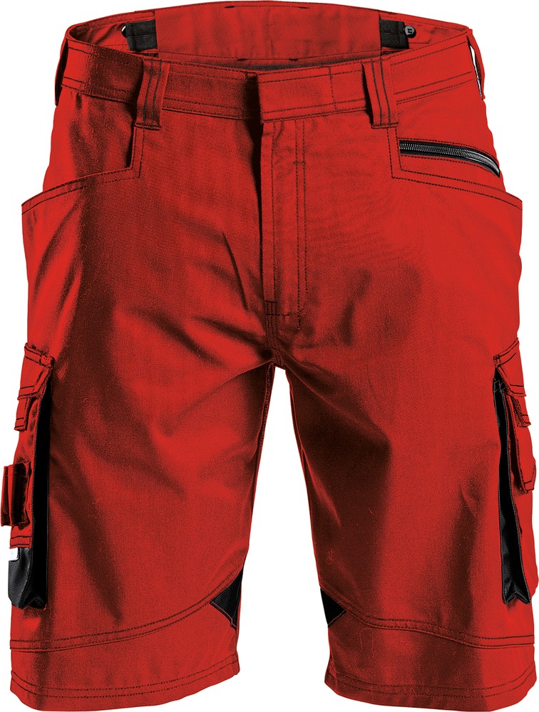 Dassy Arbeitsshorts Cosmic PESCO63 Rot/Schwarz - Herren / Unisex