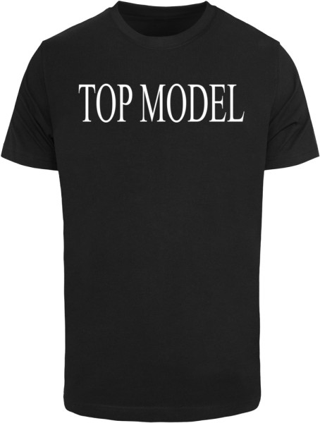 Mister Tee T-Shirt Top Model Tee Black