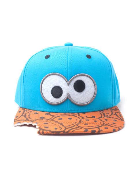 Sesamestreet Cap Cookie Bite Snapback Blue