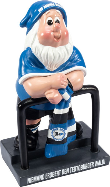 Arminia Bielefeld Gartenzwerg Stehplatz klein Fussball Blau