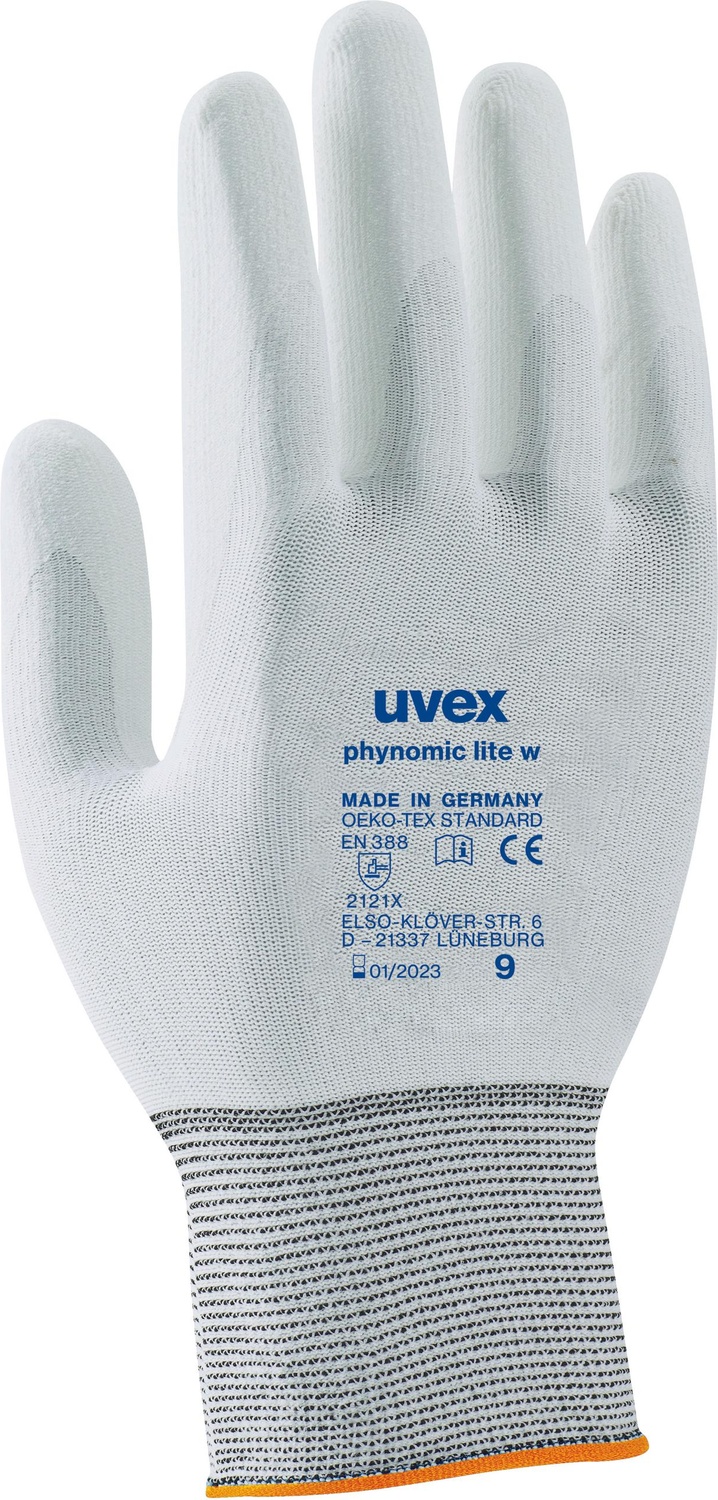 Uvex Schutzhandschuhe Phynomic Lite W 60041 (60041) 10 Paar - Herren / Unisex
