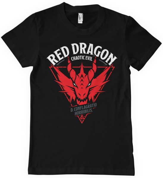 Dungeons & Dragons D&D Red Dragon Chaotic Evil T-Shirt