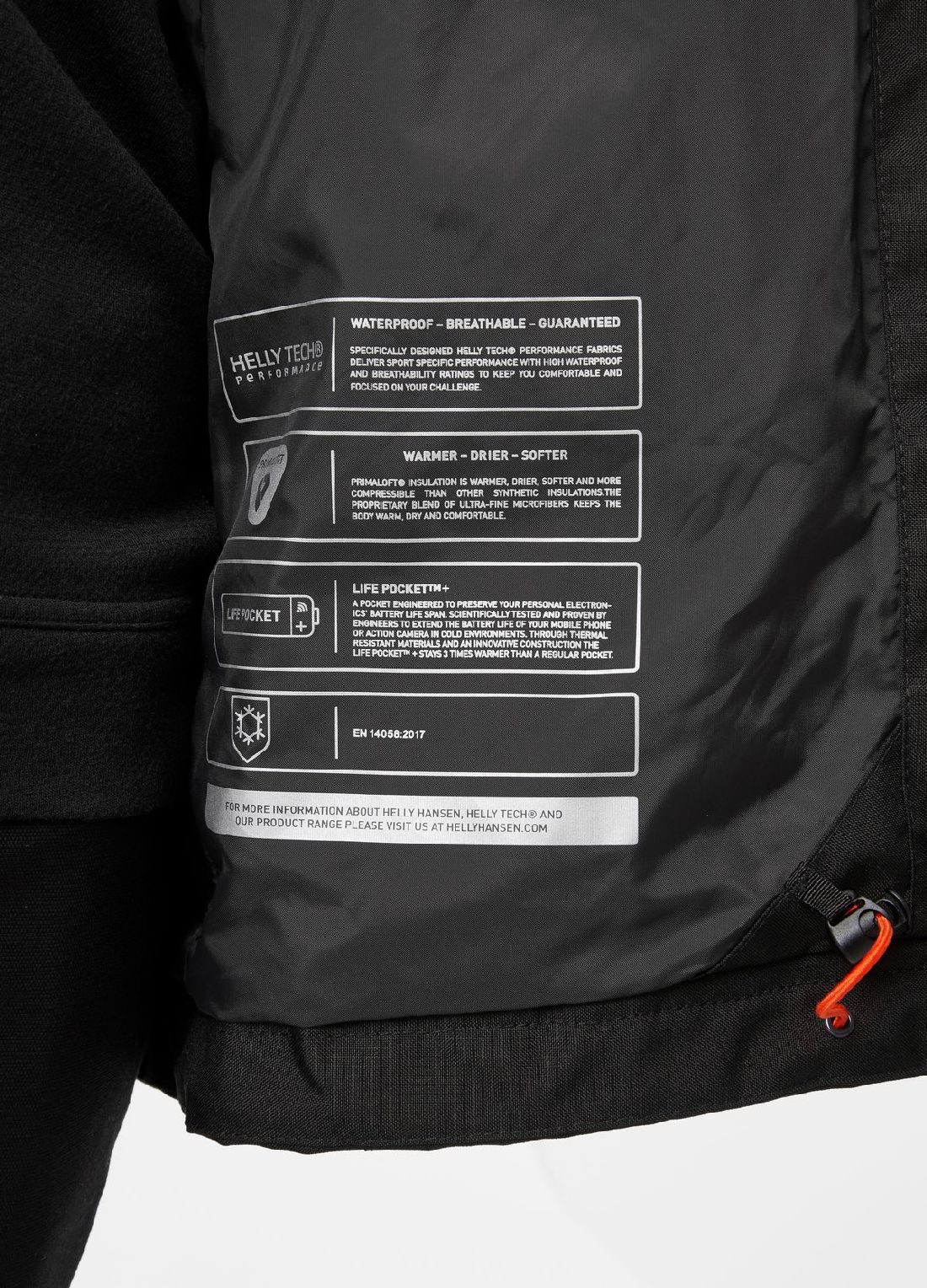 helly tech performance waterproof rating