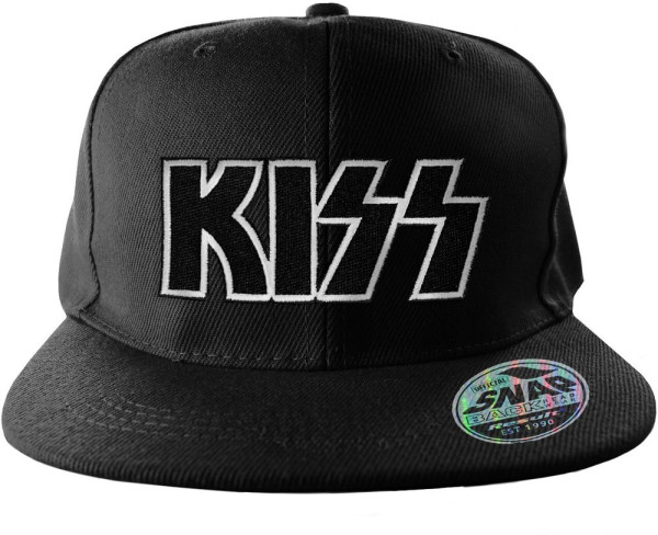 Kiss Logo Standard Snapback Cap Black