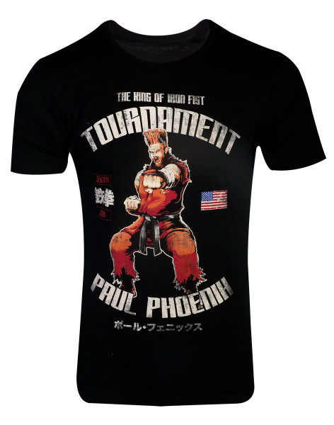 Tekken - Paul Phoenix Men's T-shirt Black