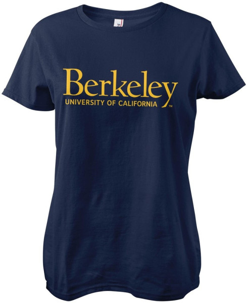 Berkeley University of California Girly Tee Damen T-Shirt Navy