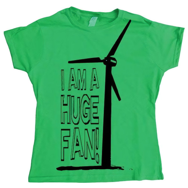 Tokigt Damen I Am A Huge Fan Girly T-Shirt SH-5-15066-H5-5
