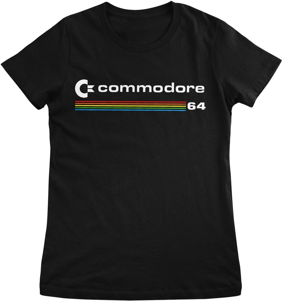 COMMODORE/C64 T-Shirt Commodore Logo Girly Tee LN-5-COM005-H61-7 - Damen