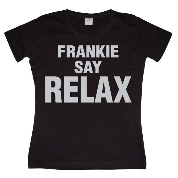 Tokigt Damen Frankie Say Relax Girly T-Shirt SH-5-11061-H6-10