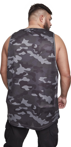 Urban Classics Tanktop Camo Mesh Tanktop Darkcamouflage