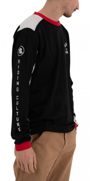 Riding Culture by Rokker Sweatshirt Ride More Mesh Jersey Black