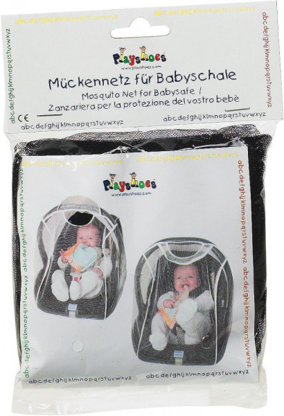 Playshoes Kinder Mückennetz für Baby-Trage Weiß