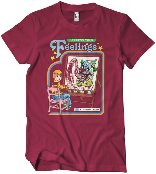 Steven Rhodes Express Your Feelings T-Shirt TangoRed