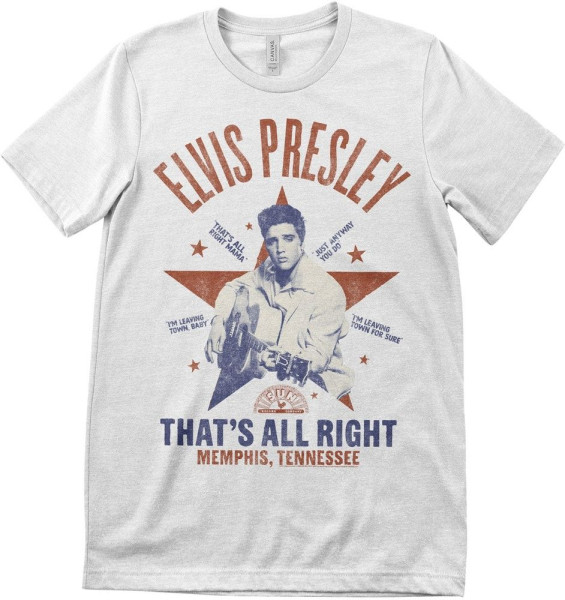 Elvis Presley Thats All Right T-Shirt PS-1-SUNEP005-DTG