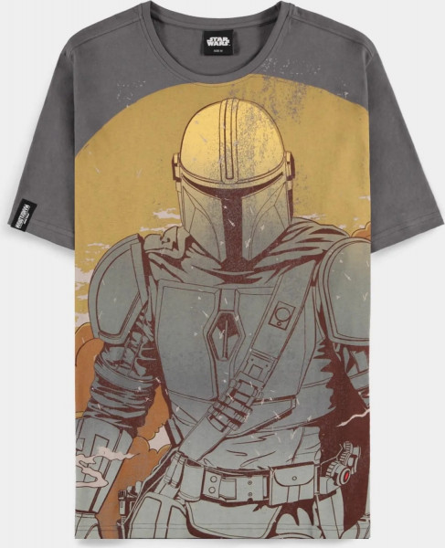 The Mandalorian - Men's Short Sleeved T-shirt Grey