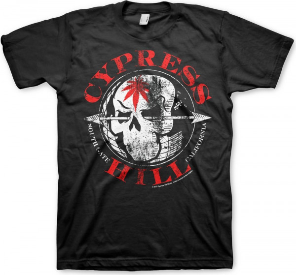 Cypress Hill South Gate California T-Shirt Black