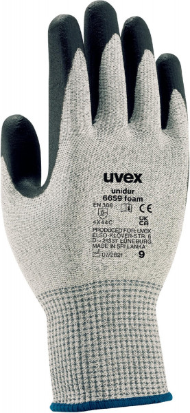 Uvex Schutzhandschuhe Unidur 6659 Foam 60938 (60938) 10 Paar