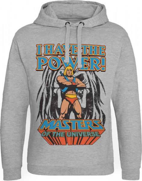 Masters Of The Universe I Have The Power Epic Hoodie Heather-Grey