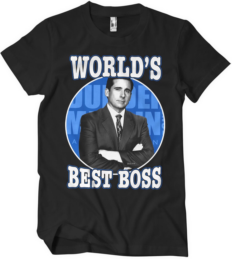 The Office World's Best Boss T-Shirt Schwarz - Herren / Unisex