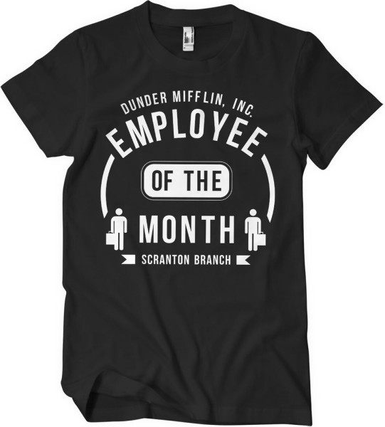 The Office Dunder Mifflin Employee Of The Month T-Shirt Black
