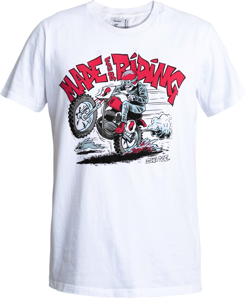 John Doe T-Shirt Wheele Weiß - Herren / Unisex