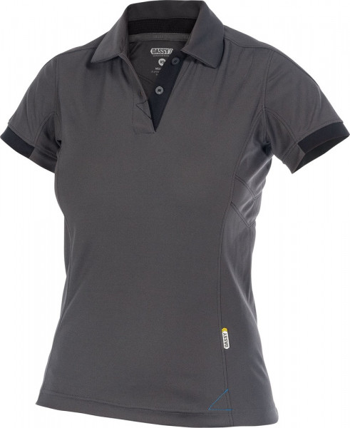 Dassy Poloshirt für Damen Traxion Women PES44 Anthrazitgrau/Schwarz