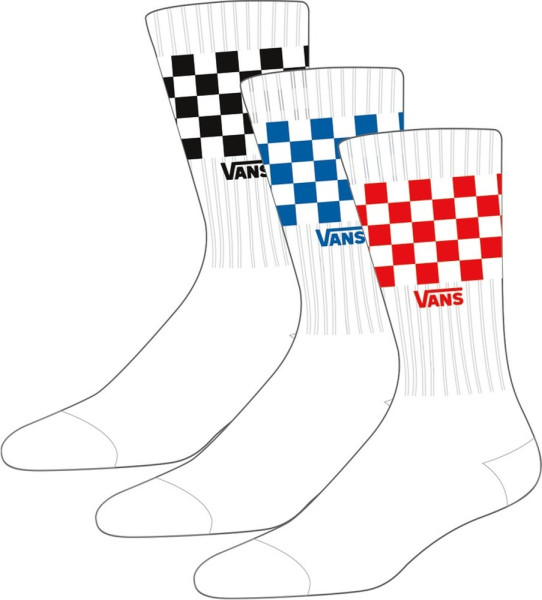 Vans Herren Fashion Socken By Check Socks (1-6 3Pk) Asst