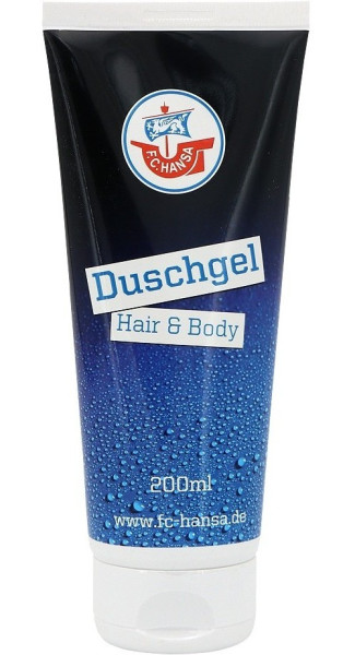 Hansa Rostock Duschgel Hair & Body Fussball Blau-200 ml