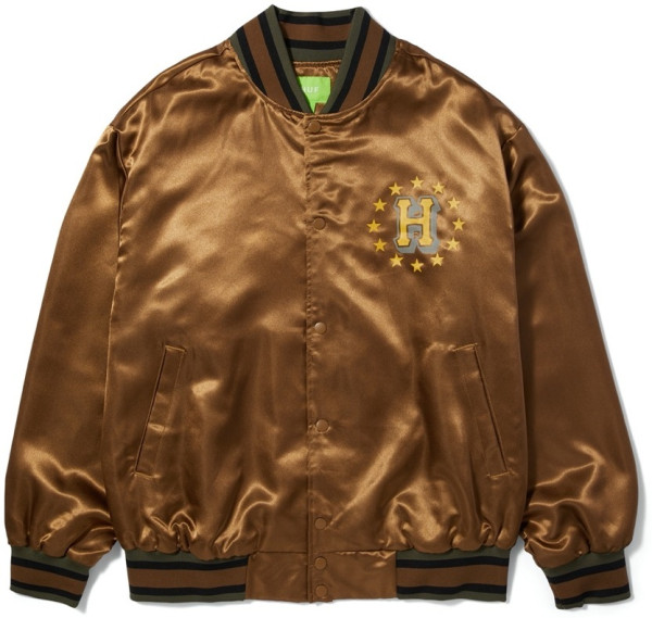 HUF Galactic Stack Baseball Jacke JK00409