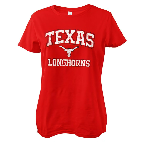 University of Texas Texas Longhorns Washed Girly Tee Damen T-Shirt Red