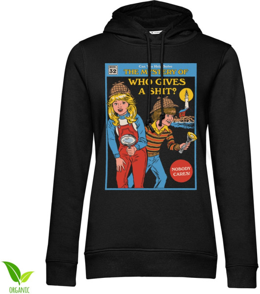 Steven Rhodes Damen The Mystery Of Who Gives A Sh*t Girly Hoodie DTR-57-SR008-DTF708