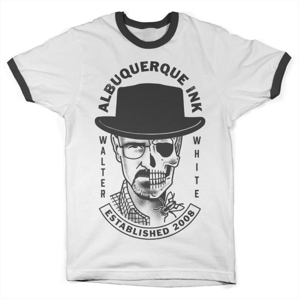 Breaking Bad T-Shirt Albuquerque Ink Ringer Tee SP-51-BB024-H73-17