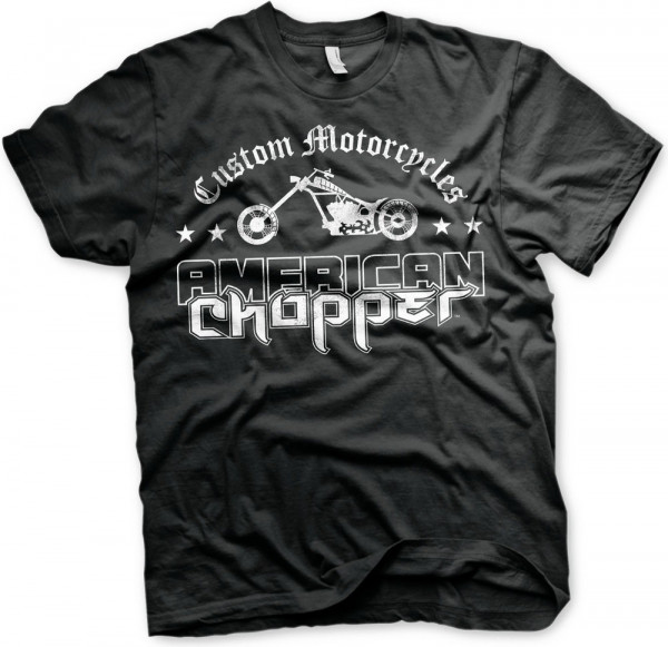 American Chopper Washed Logo T-Shirt Black