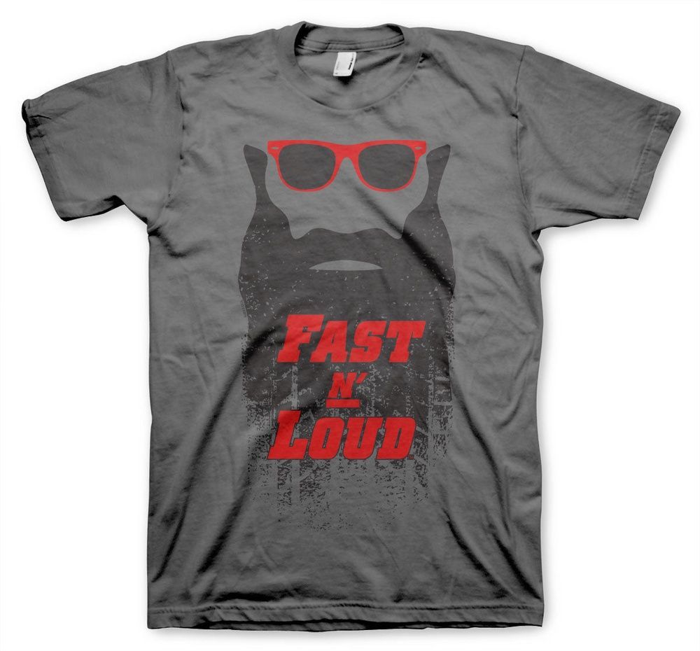 Fast N' Loud Kaufman Beard T-Shirt DC-1-FL001-H81-17 - Herren / Unisex