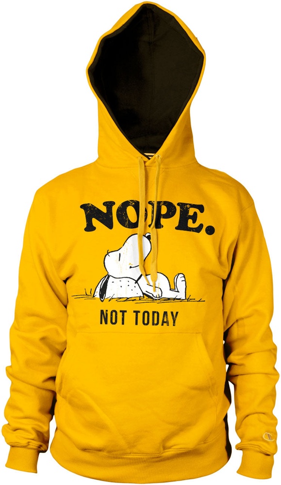 Peanuts Nope Not Today Hoodie PNC-33-PN001-H83-1 - Herren / Unisex