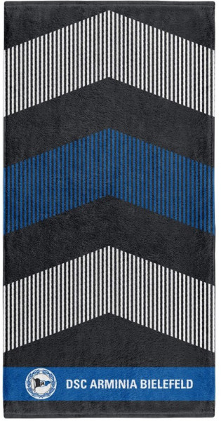 Arminia Bielefeld Handtuch Sparren Fussball Blau-50x100cm, 500gsm