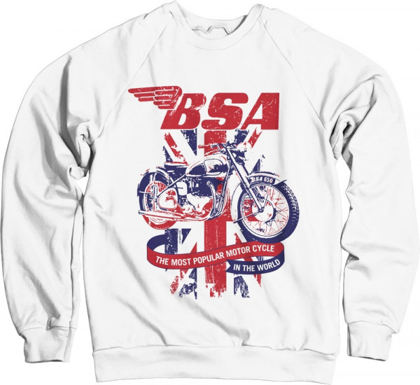 BSA Union Jack Sweatshirt White