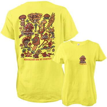 Acid Killer Damen T-Shirt Mushroom Friends Girly Tee DTR-5-KA002-DTF848