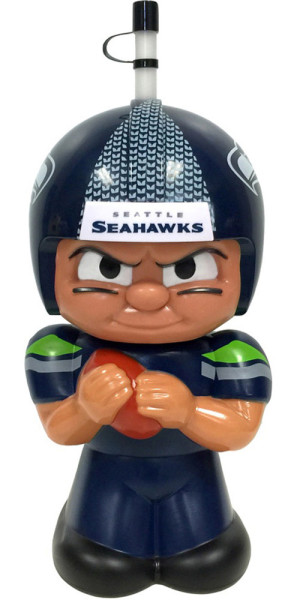 Seattle Seahawks Big Sip Trinkflasche American Football NFL Blue