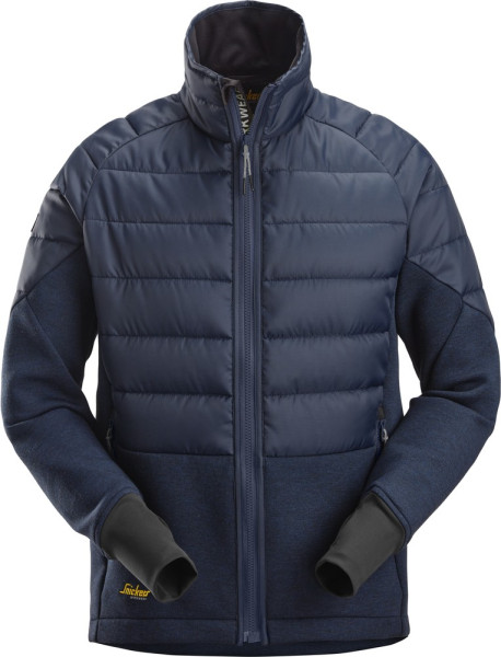 Snickers Jacke FlexiWork, Hybrid Arbeitsjacke Navy/Navymel