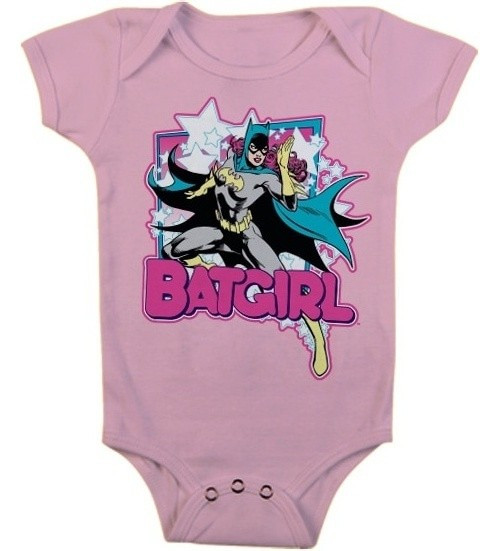 Batgirl Baby Body Mädchen Pink